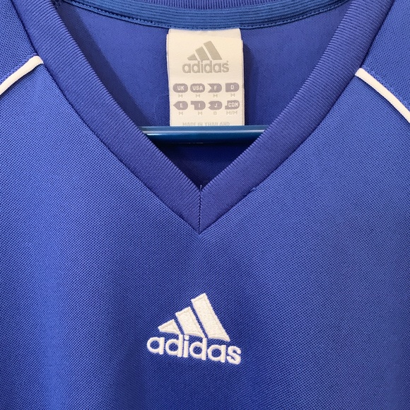 Adidas soccer #9 training jersey, ClimaLite, mens M - Picture 3 of 5